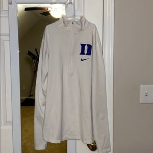 white duke half zip
